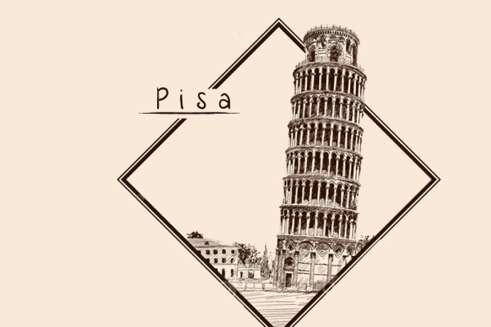 place پوشاک برج پیزا