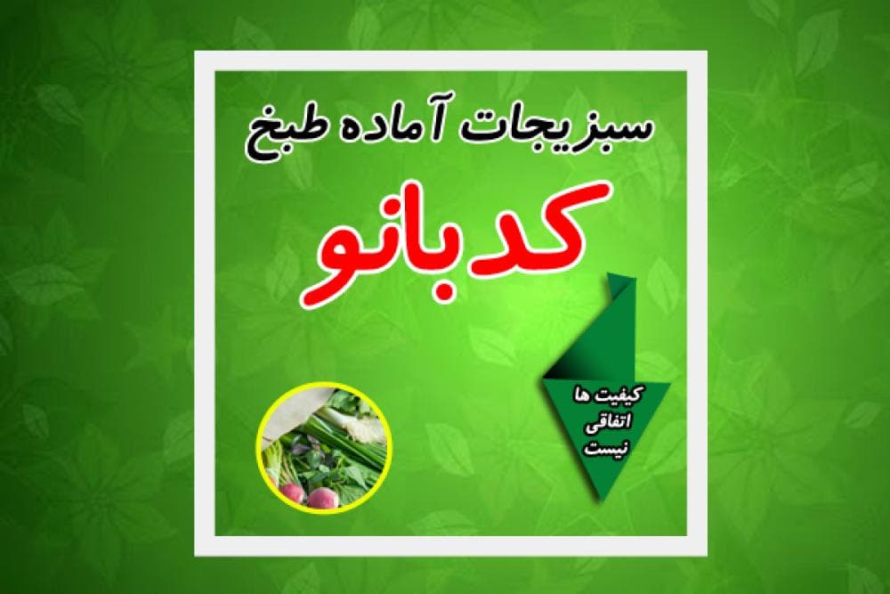 place سبزیجات آماده کـــــدبـانو